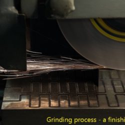 Typical grinding process - a finishing operation