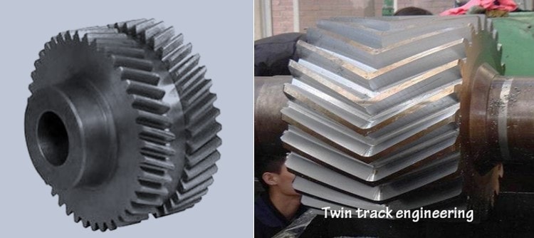 Differences between herringbone gear and double helical gear