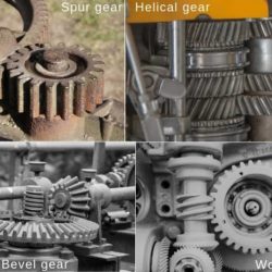 Differences between spur gear and helical gear